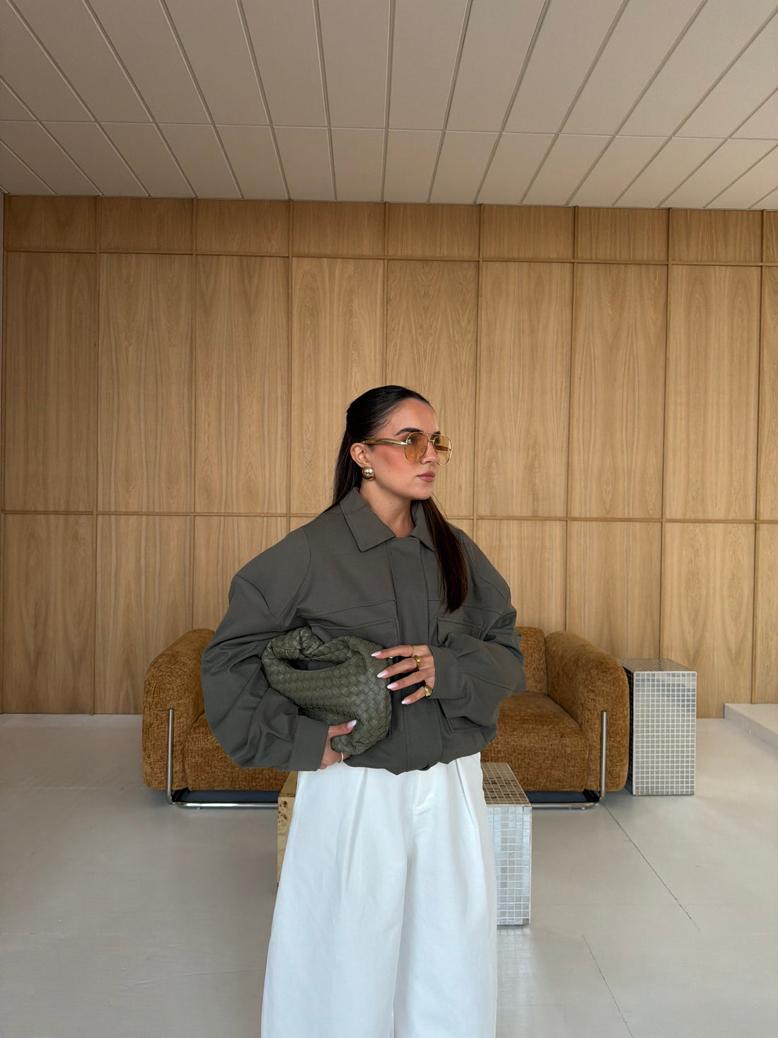 Veste YUNA grise (W25249)