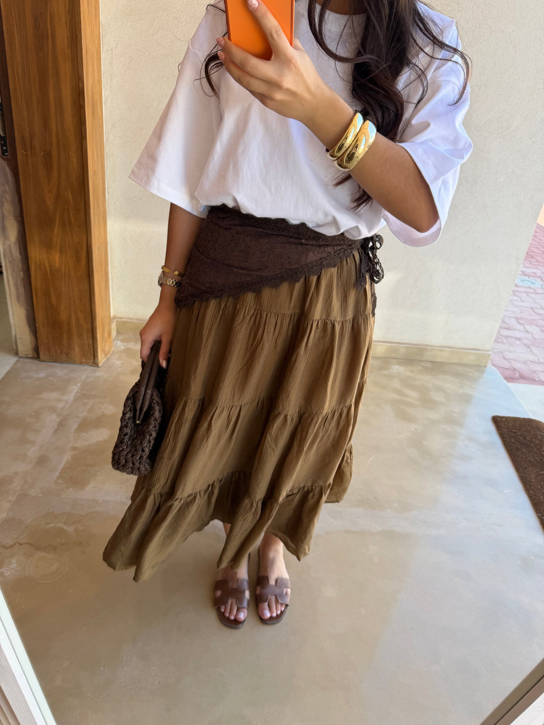 Jupe FALIA kaki (79461)