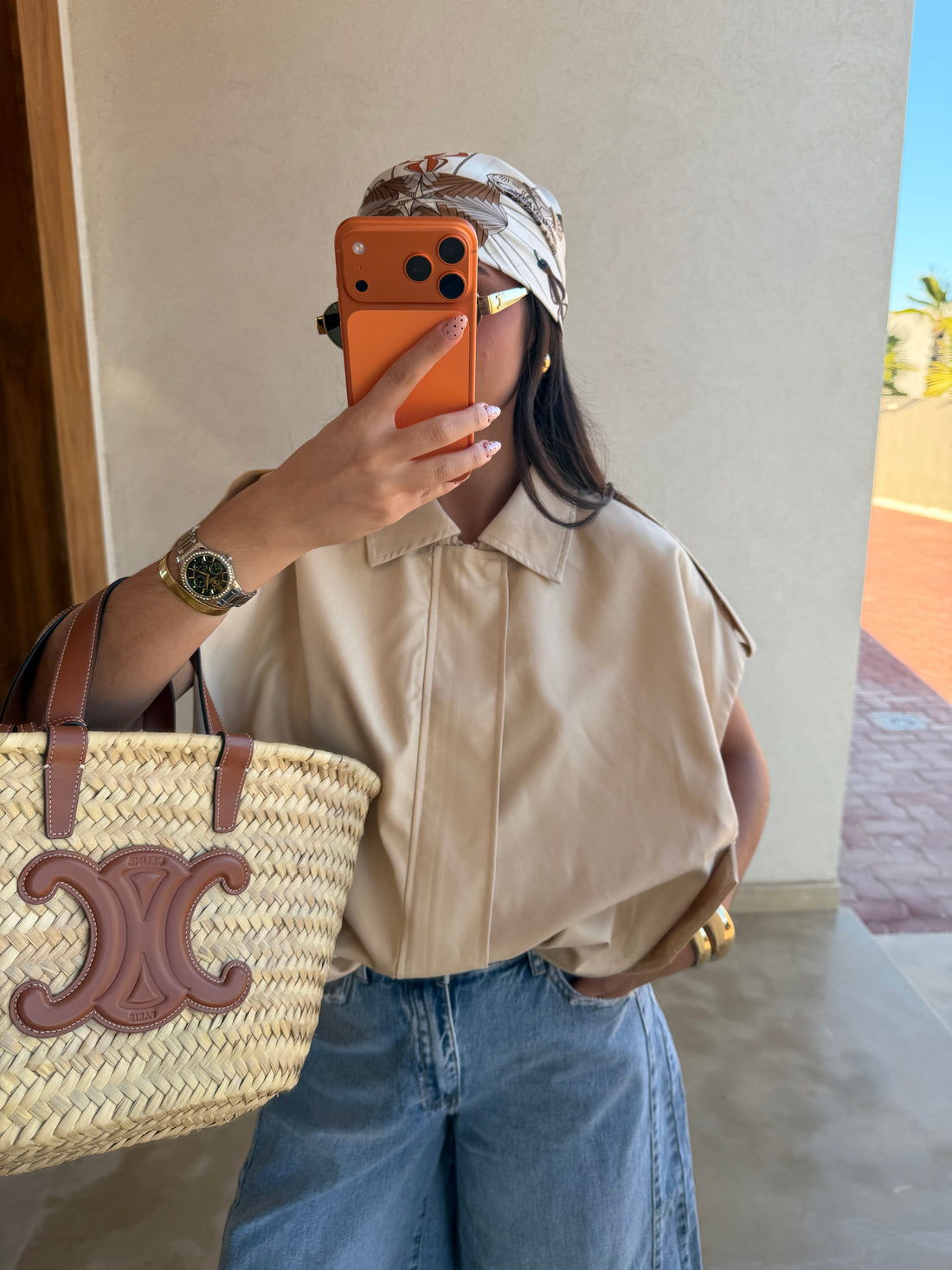 Veste sans manche beige (KY002)