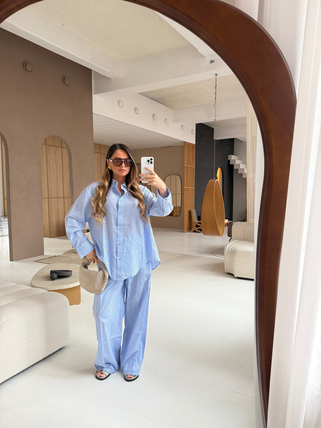 Chemise AGNES bleue