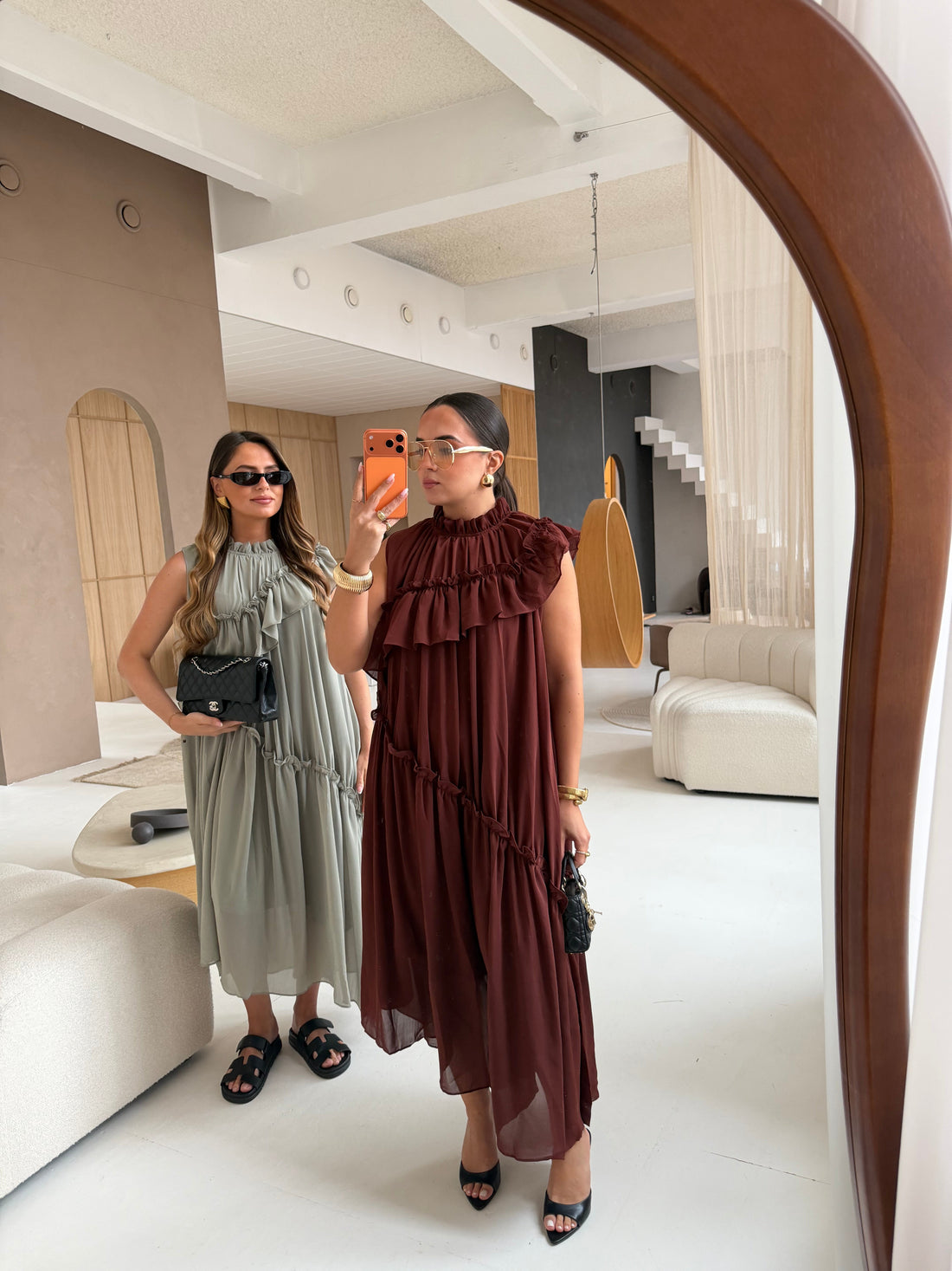 Robe JOLIE marron (JY5213)