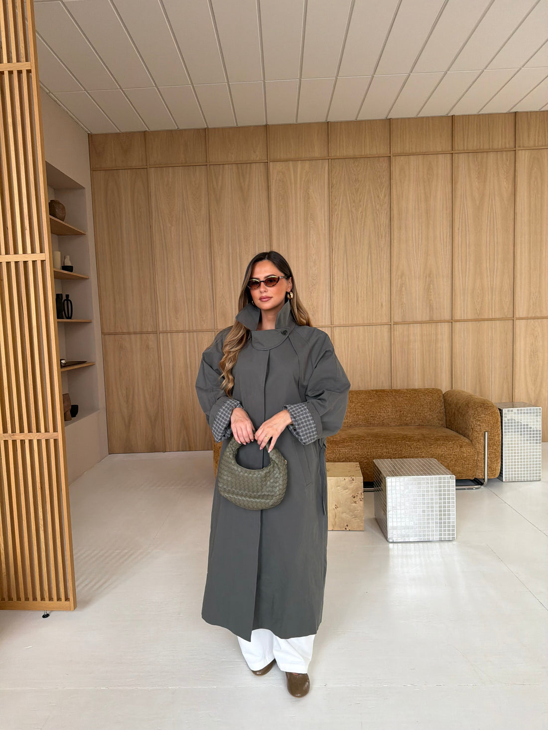 Long trench TARA gris (W25260)