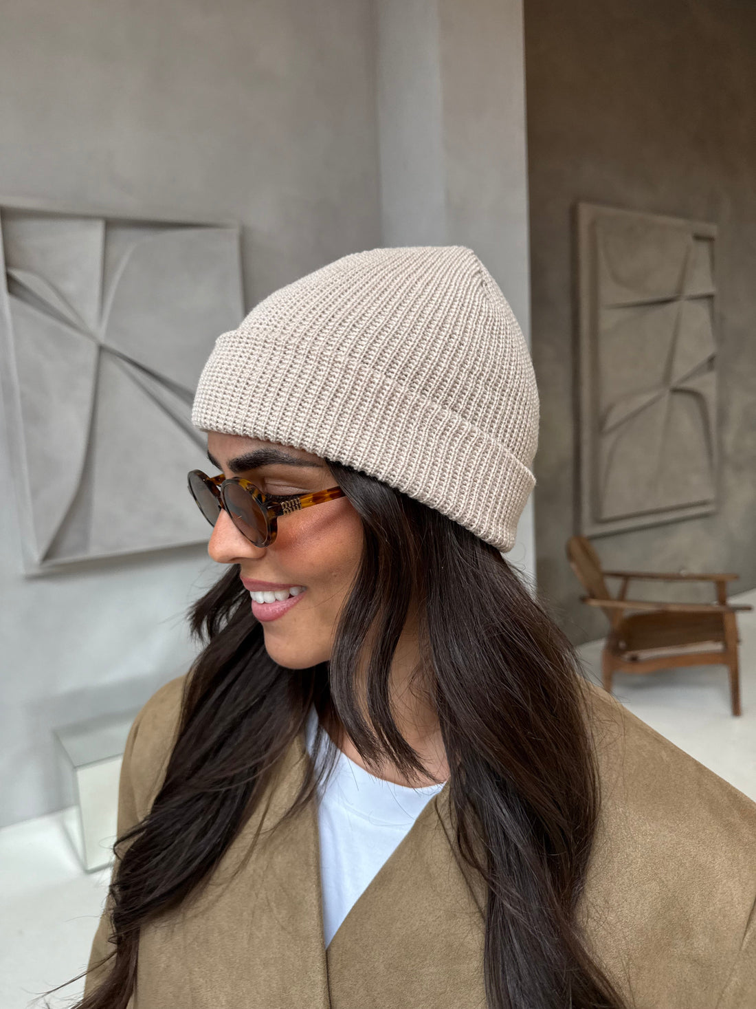 Bonnet ALINE beige