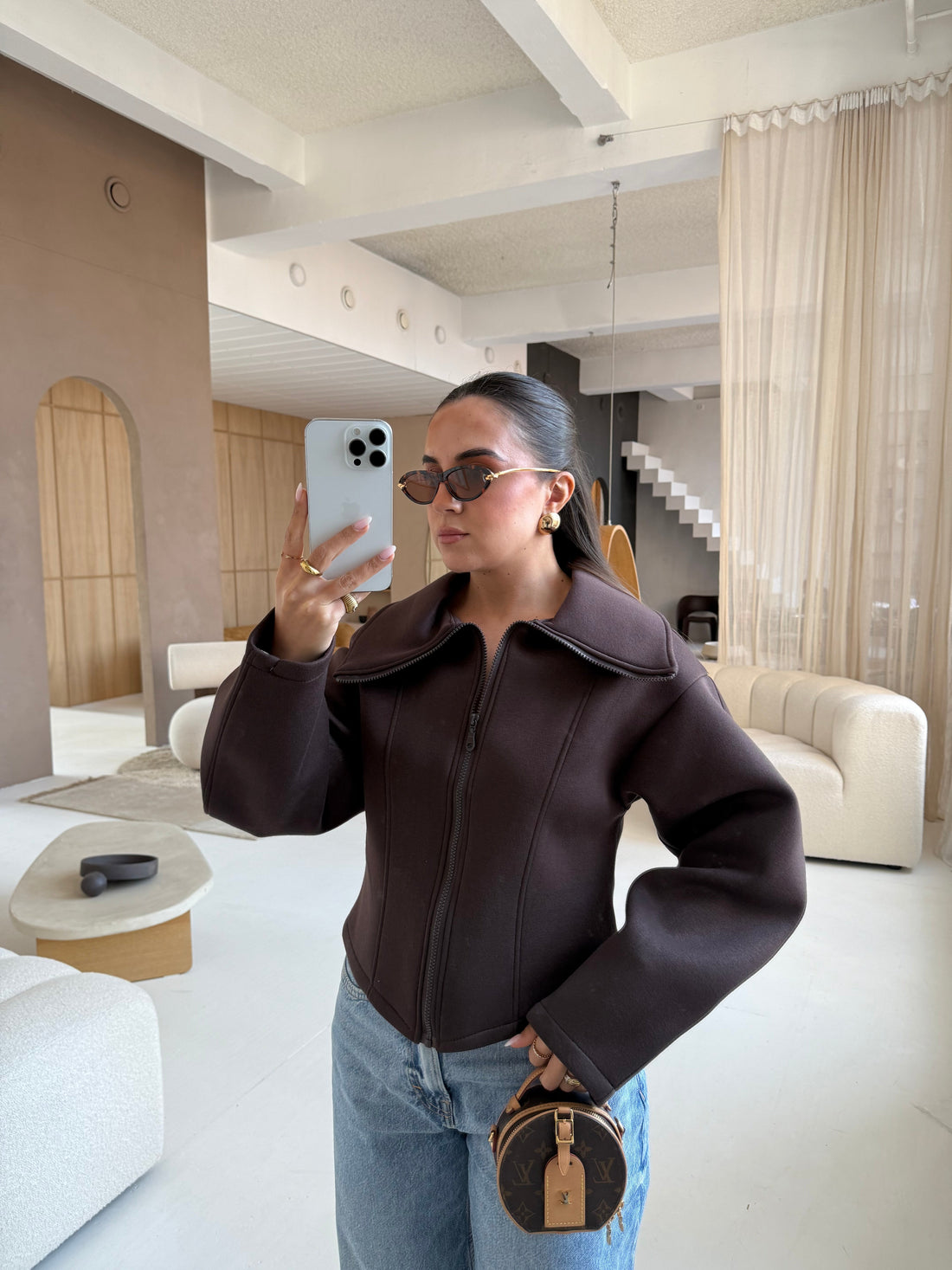 Gilet ROMY marron